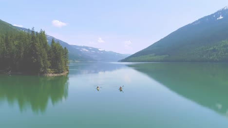 animation of the word vibes written in yellow letters over tranquil lake and countryside view