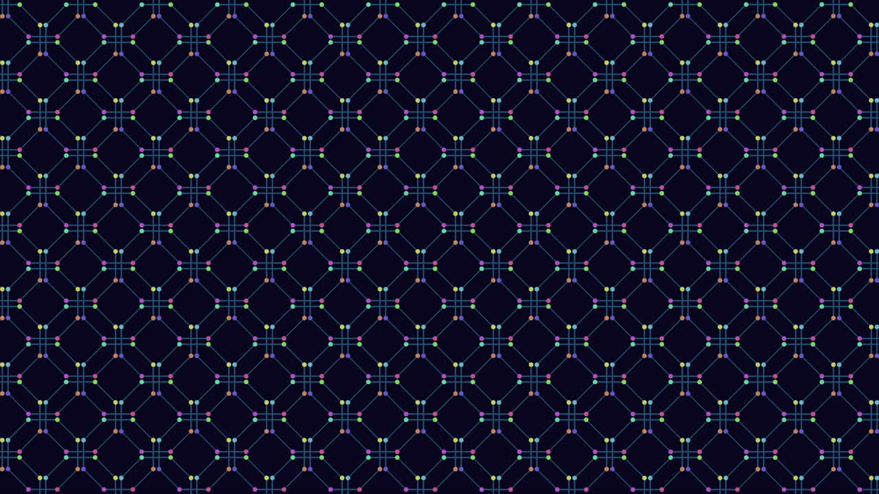 patrón de pequeños círculos sobre un fondo azul oscuro