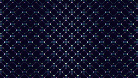 pattern of small circles on dark blue background
