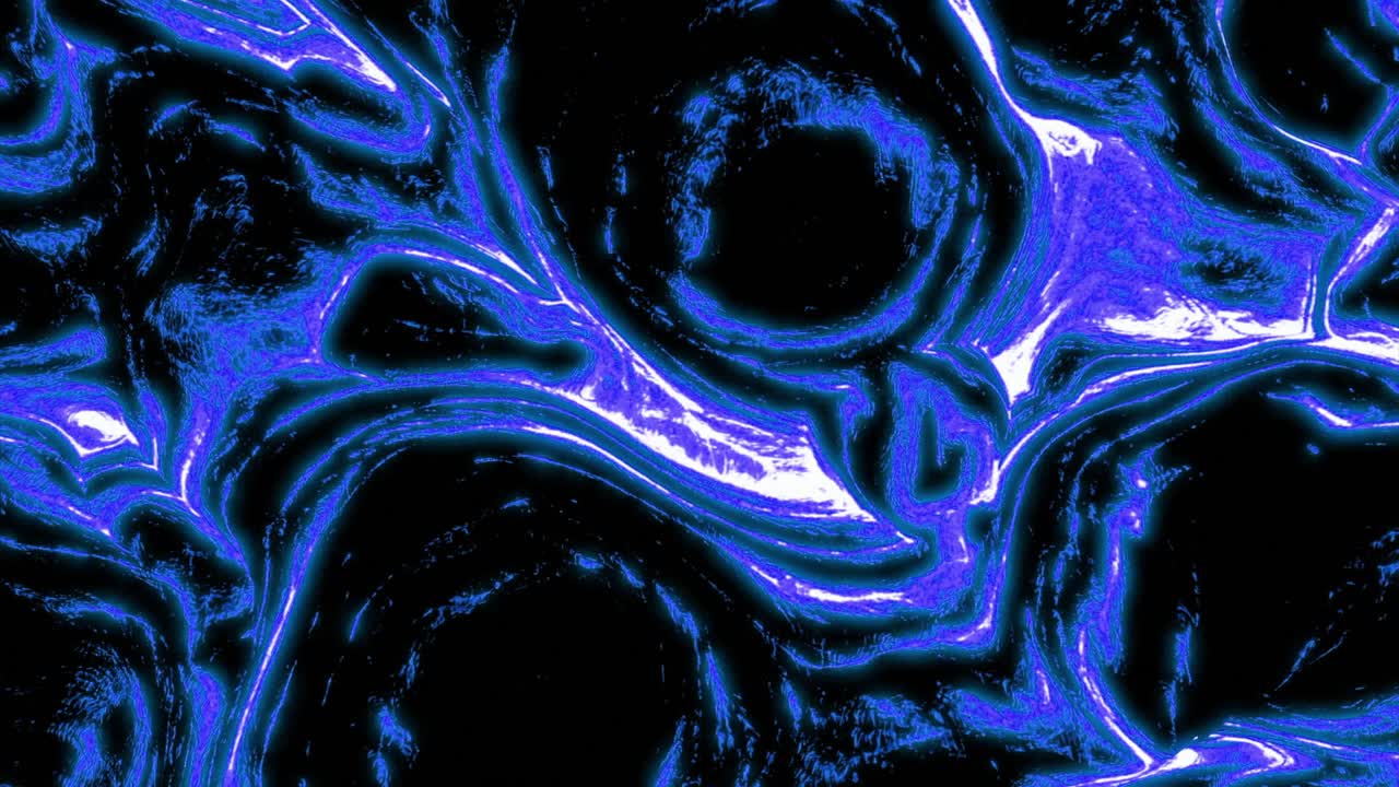 Abstract Blue and Black Swirling Pattern