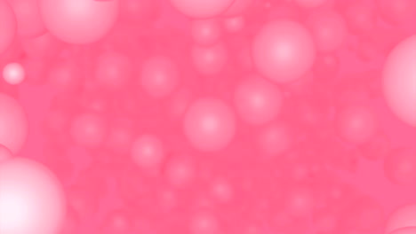 abstract pink bubbles