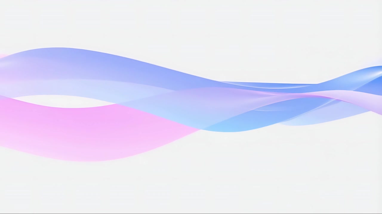 Sfondo Minimalista Astratto con Onde in Movimento 4K