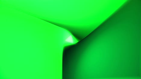 abstract green geometric shapes