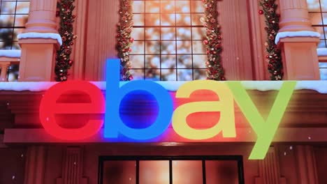 online christmas shopping at ebay, london, united kingdom
