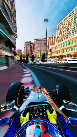formula 1 monaco grand prix - high-speed action