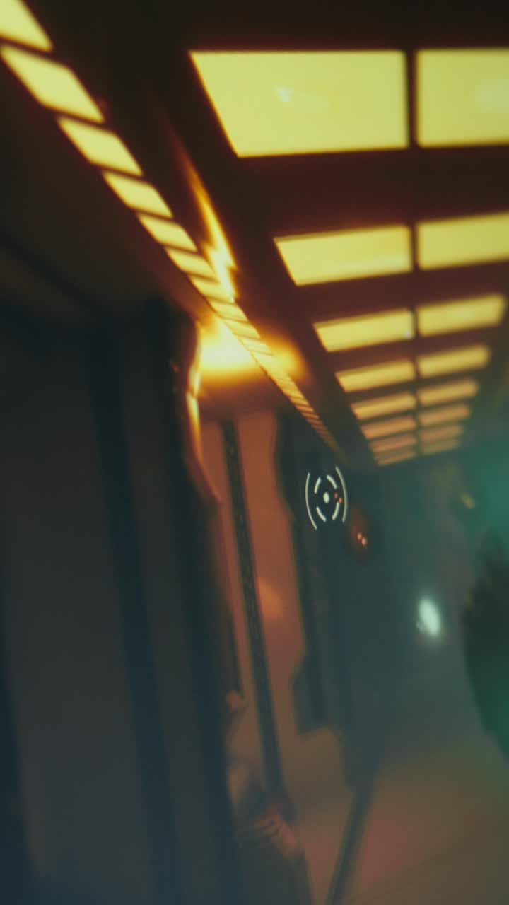 Vídeo vertical. Primer plano extremo de POV grabando un videojuego en un PC