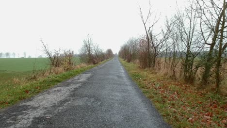 empty road in the middle of nowhere