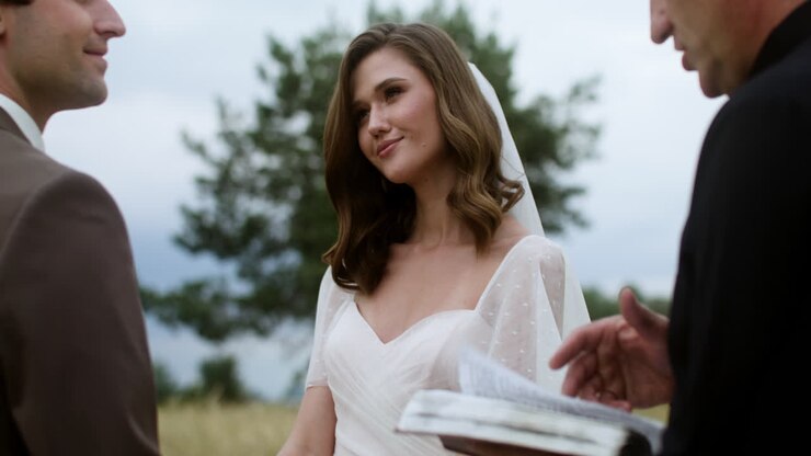 Couple getting married