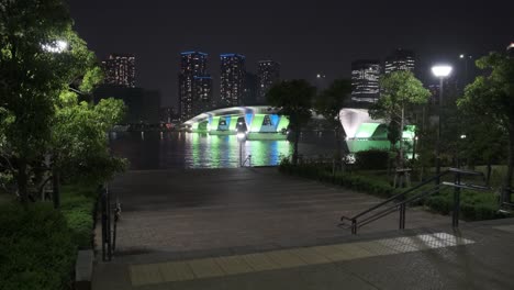 tokyo toyosu gururi park night view 2022 june