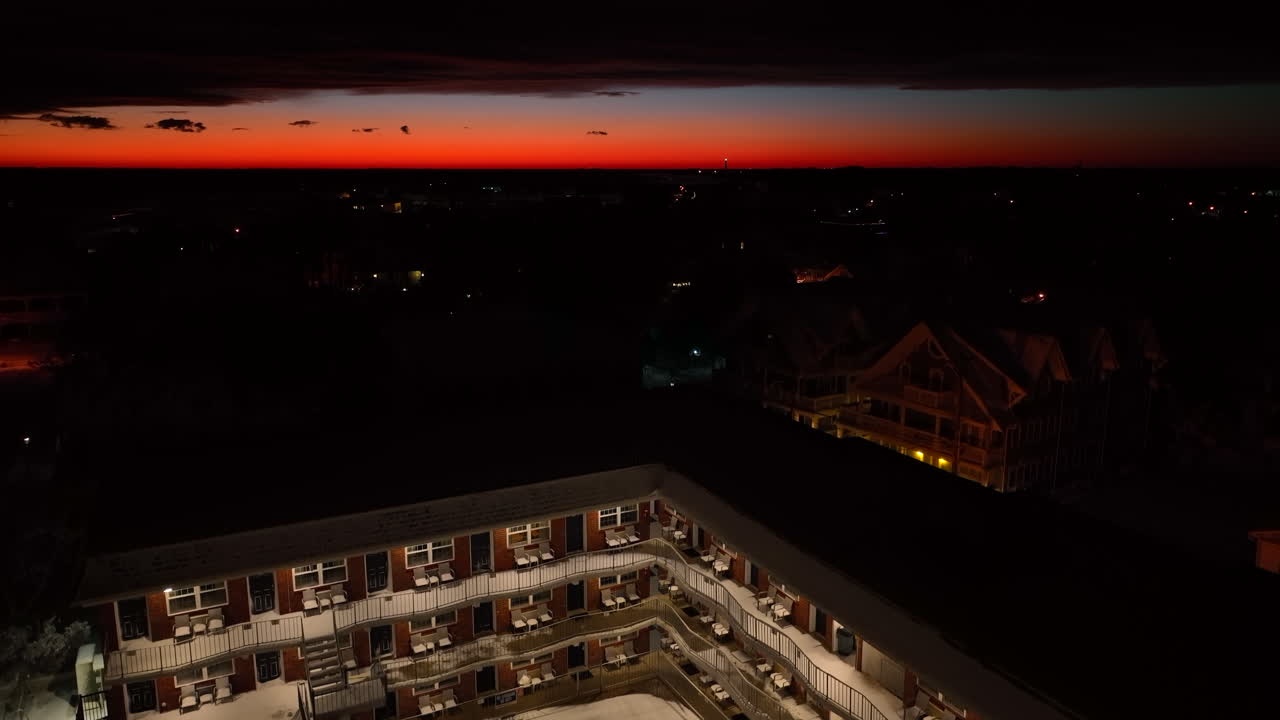 Hôtel-motel fermé pour la saison hivernale