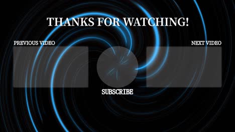 vortex neon end card ending screen motion