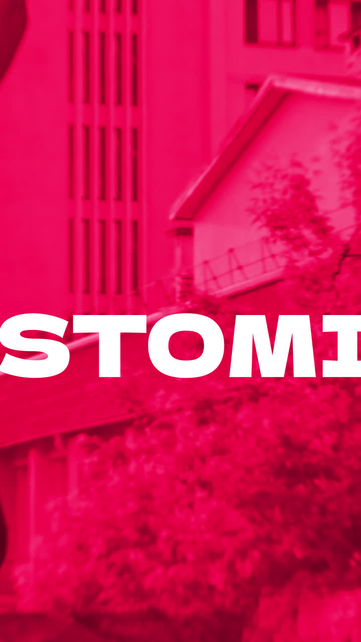 Urban Life and Parkour in Bold Magenta Text Graphics