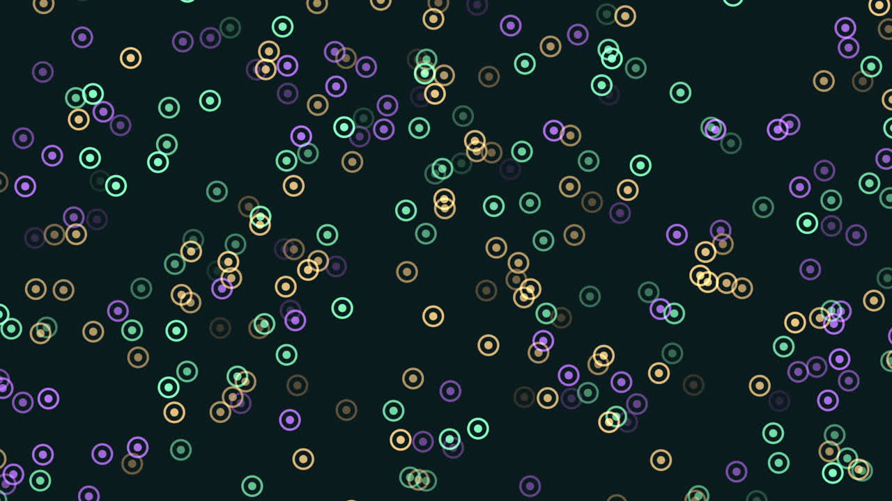 Flying fashion colorful confetti and glitters on black gradient