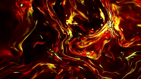 ink fire abstract 4k