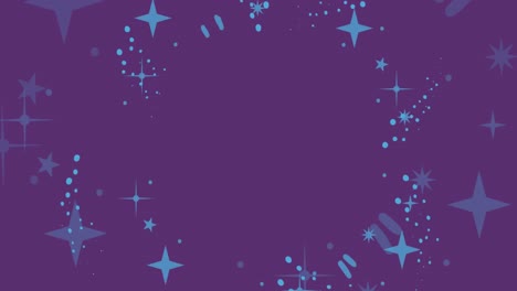 Animation-of-falling-stars-over-purple-background