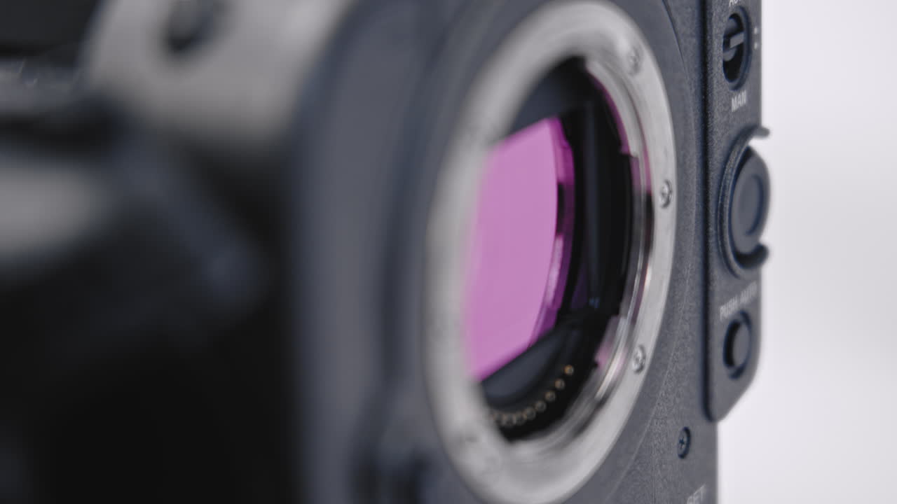 full frame camera sensor with grey body