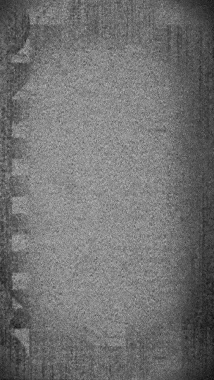 Vintage Film Grain Overlay with Film Burn and Scratches