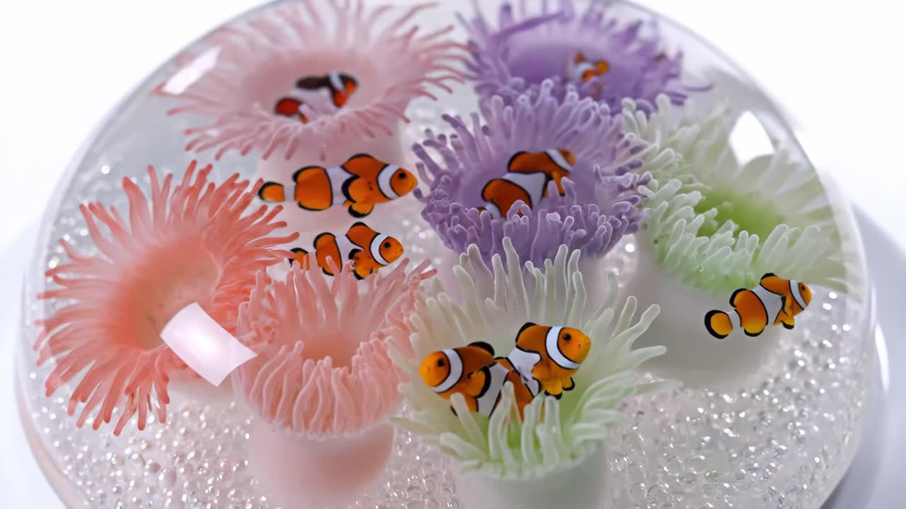 Jellyfish Cake with Clownfish
