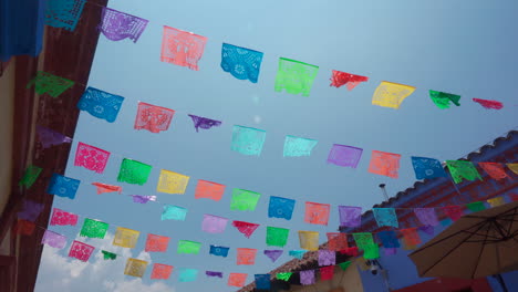 color flags at magic town in san cristobal chiapas