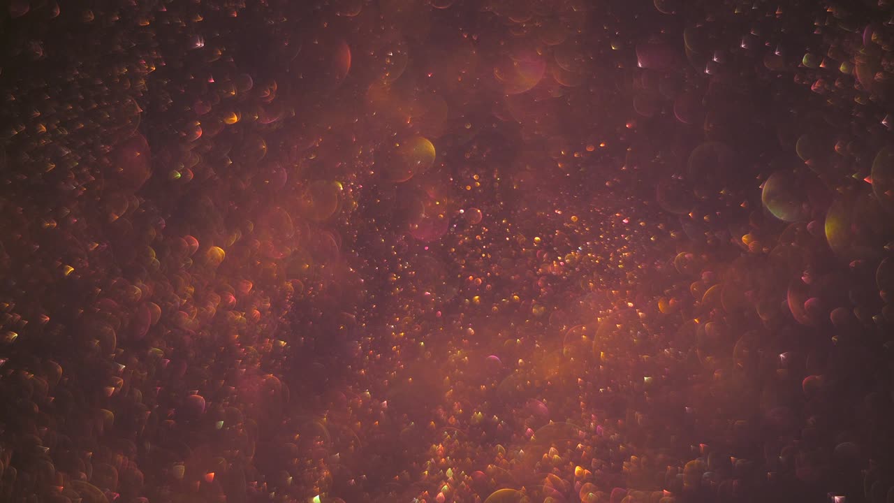 fondo rosa abstracto con movimiento caótico de burbujas, girando, dando vueltas al azar. rotación de bolas, movimiento browniano molecular abstracto.