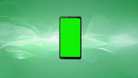 green screen smartphone mockup