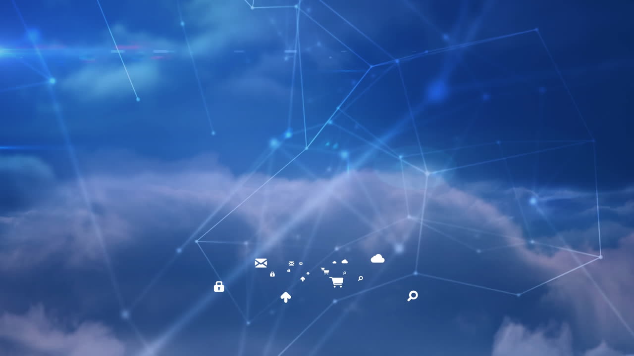 Network of connections and sky