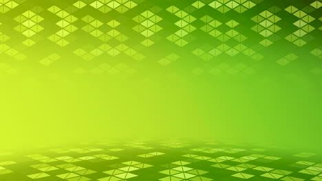 modern and fashion geometric pattern with triangles in rows on green gradient