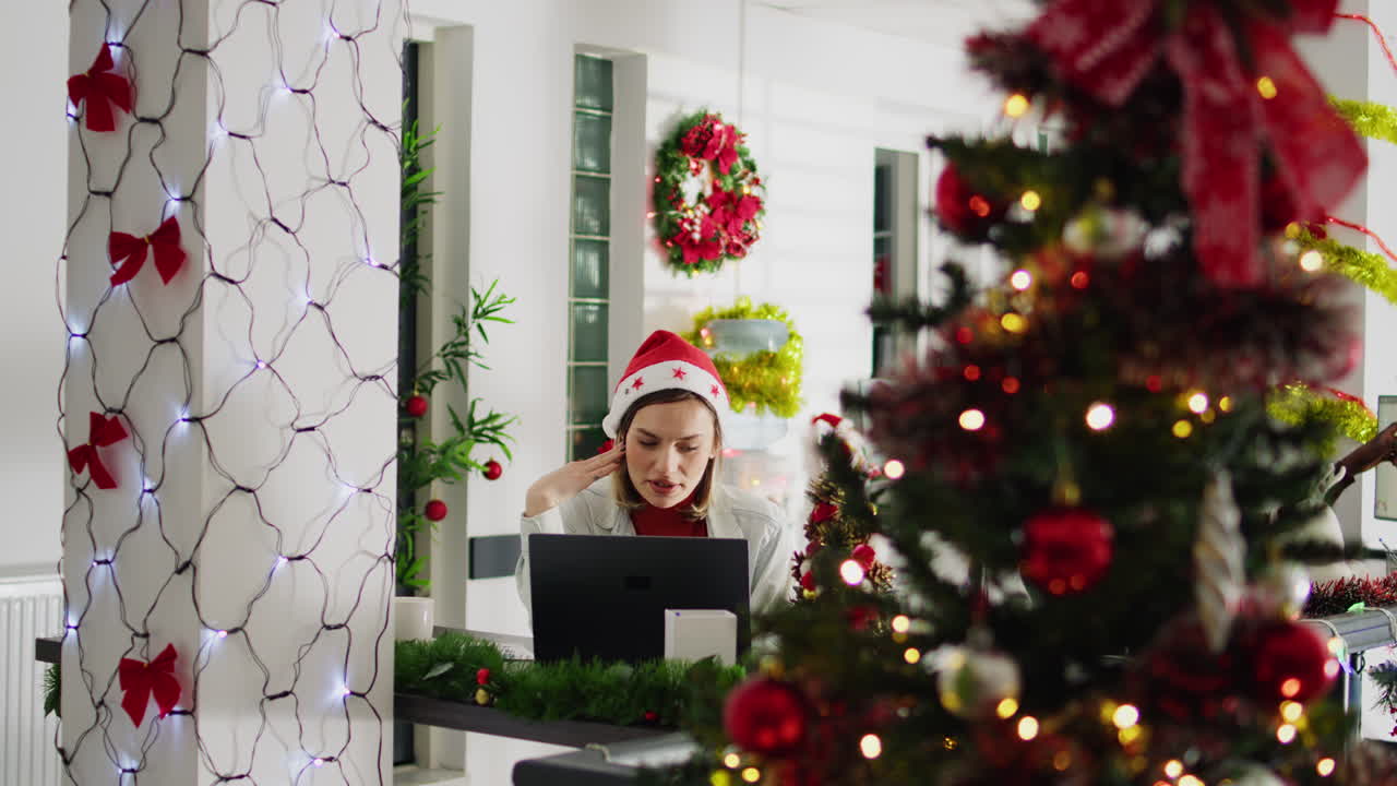 Festive Office Christmas Celebration