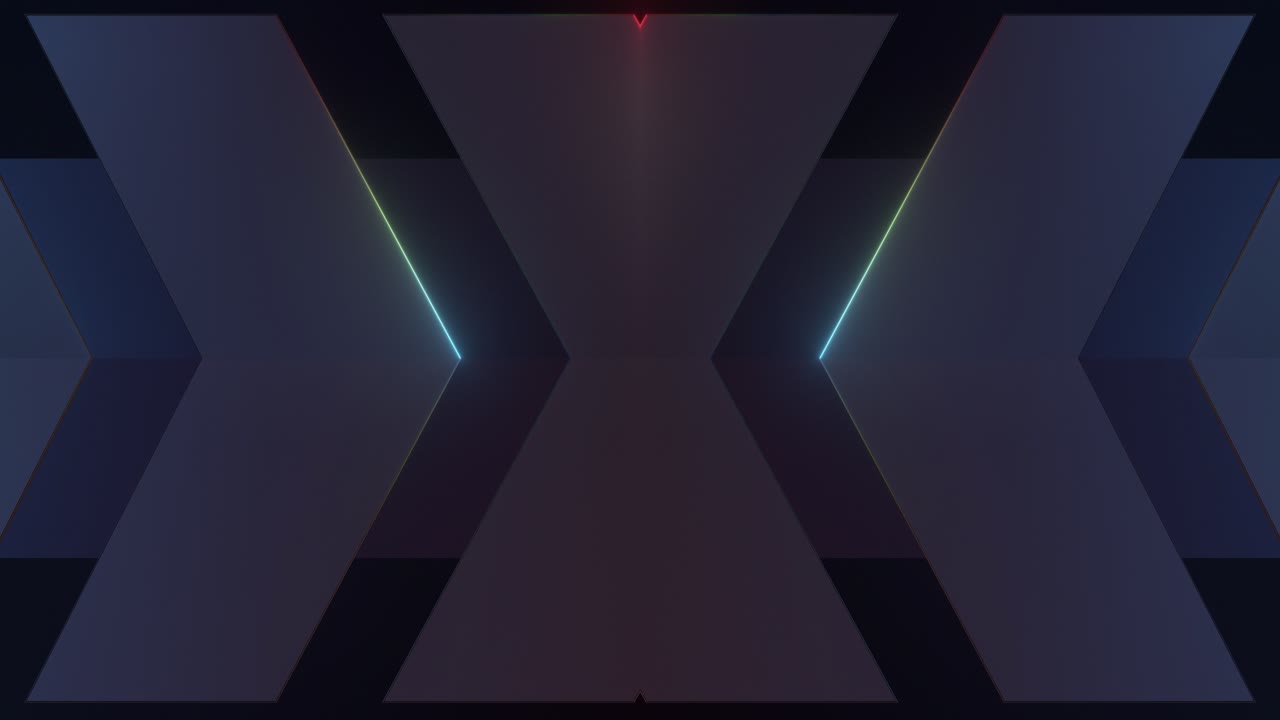 fondo geométrico de neón abstracto