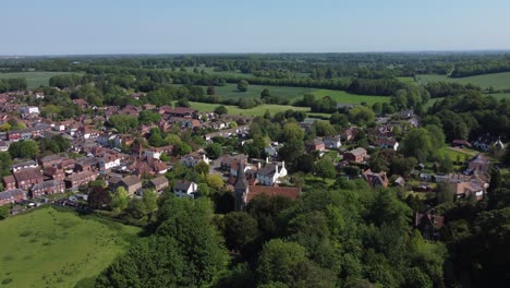 4K-Dji-Drohnenvideo-Des-Dorfes-Bridge-In-Der-Nähe-Von-Canterbury