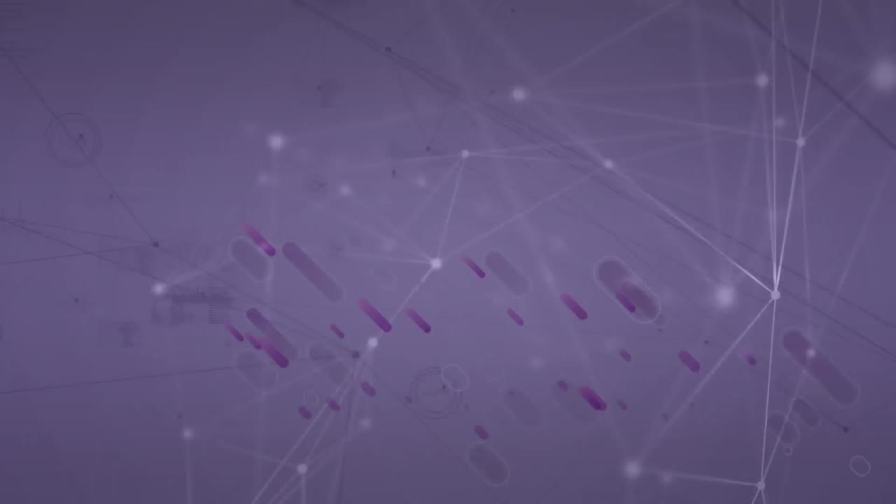 Animation of networks of connections over