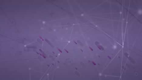 animación de redes de conexiones a través de