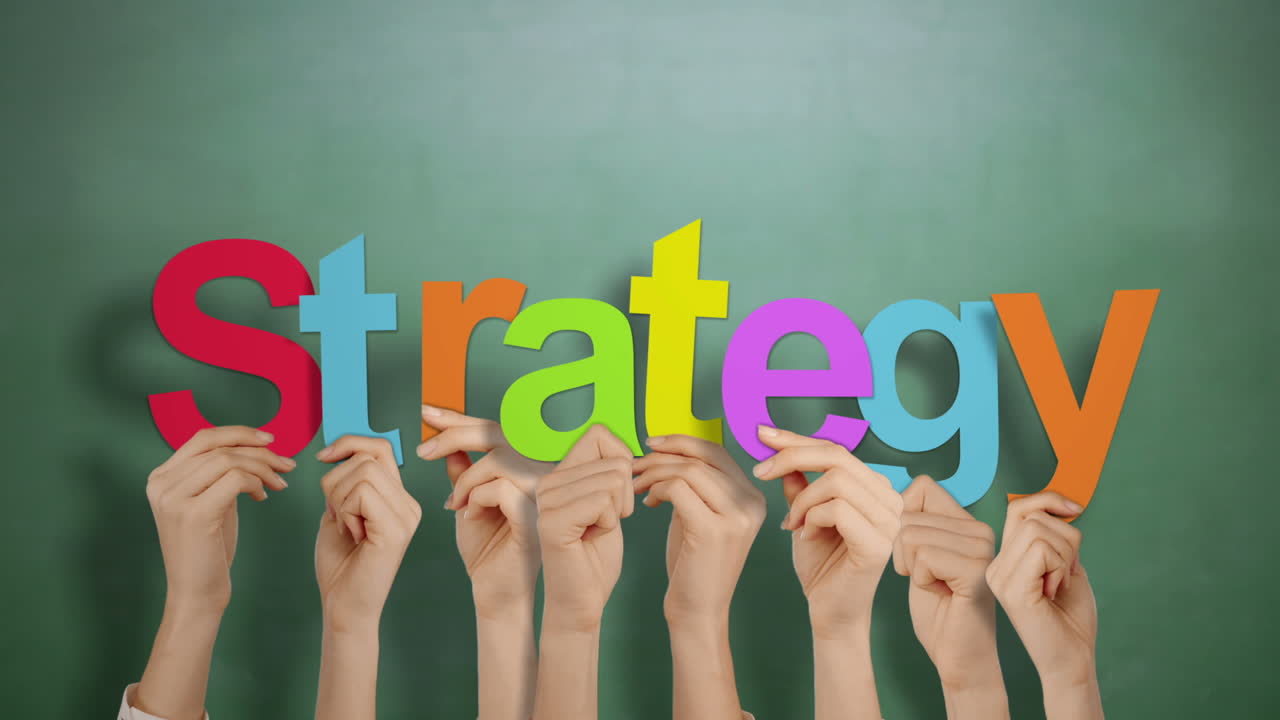 손을 들고 있는 전략