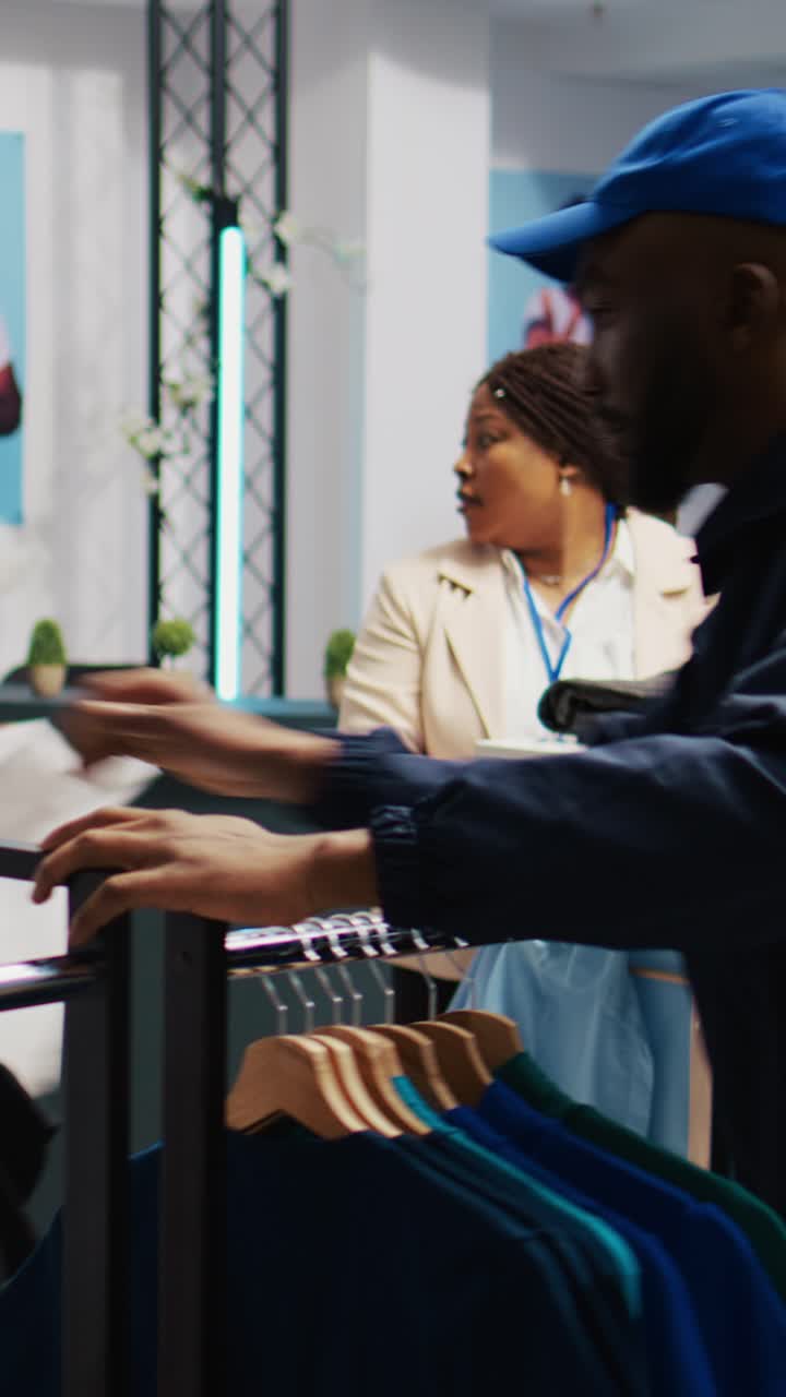 Vídeo vertical: compradores que buscan las mejores ofertas