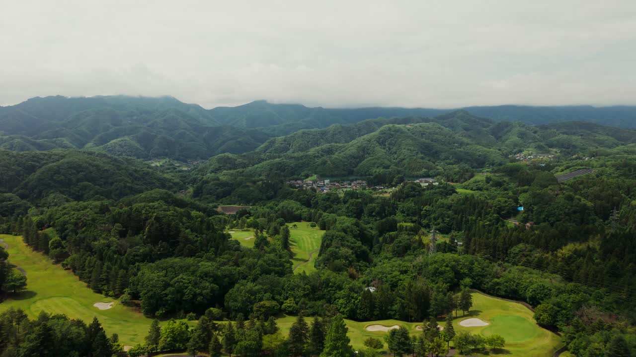 Golf Course in Mountainous Landscape