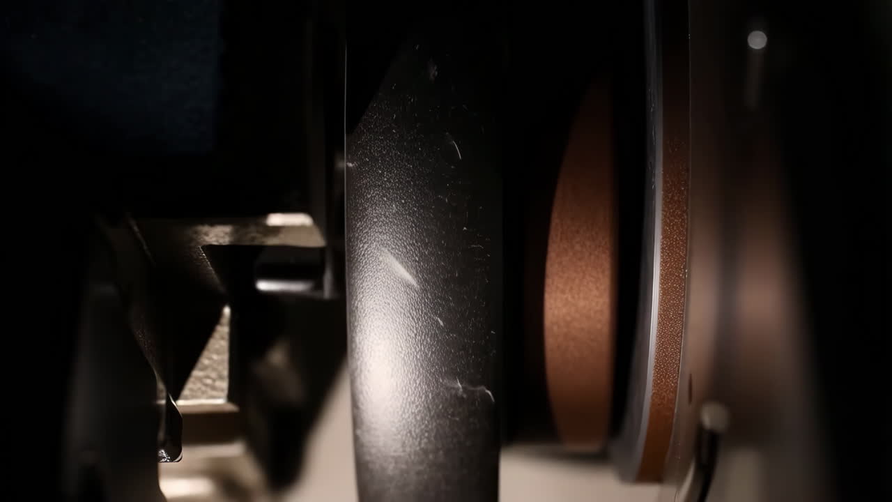 Close-up of metal machinery