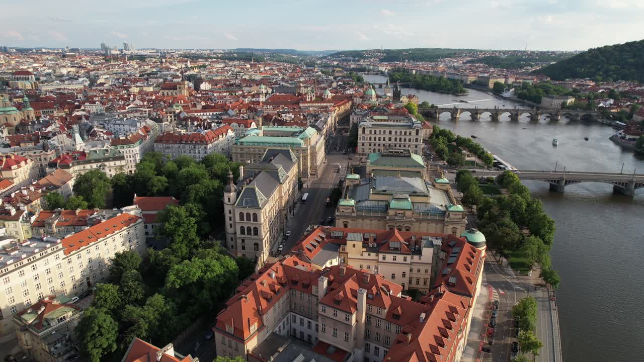 Panorama della città di Praga