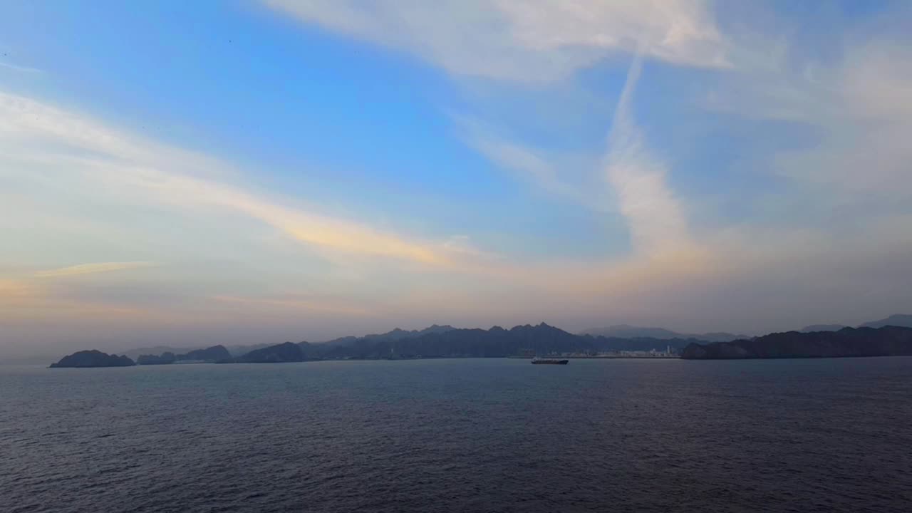 오만의 아름다운 해안