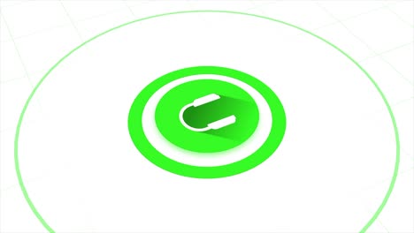 green headphones icon