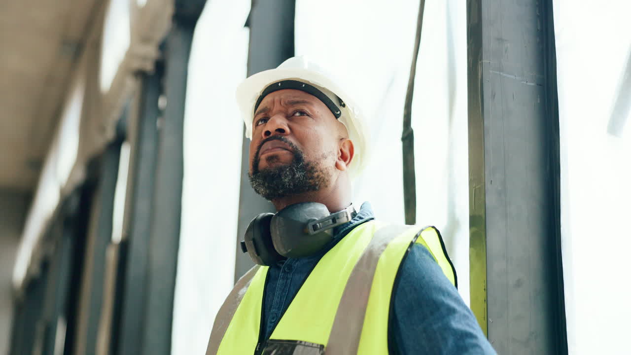 Architecture, thinking and construction site