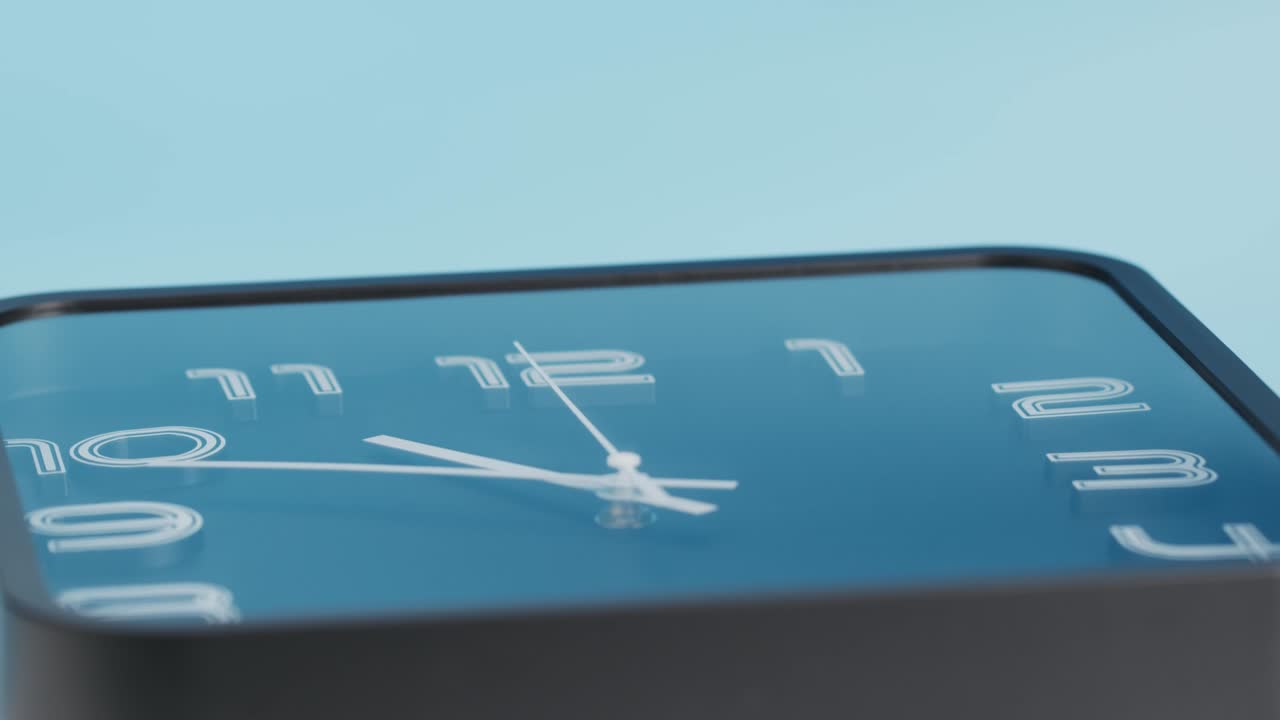 Close up Timelapse 3 hours, Wall clock.