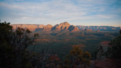 sedona, arizona sunset on thunder mountain