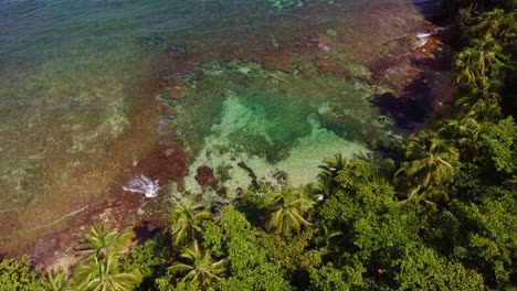 aerial video of manzanillo beach, costa rica