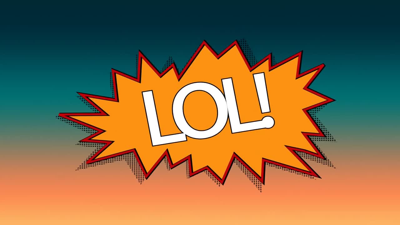 팝 아트 만화 거품 디자인의 앞면