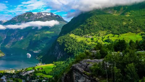 geiranger fjord, norway.