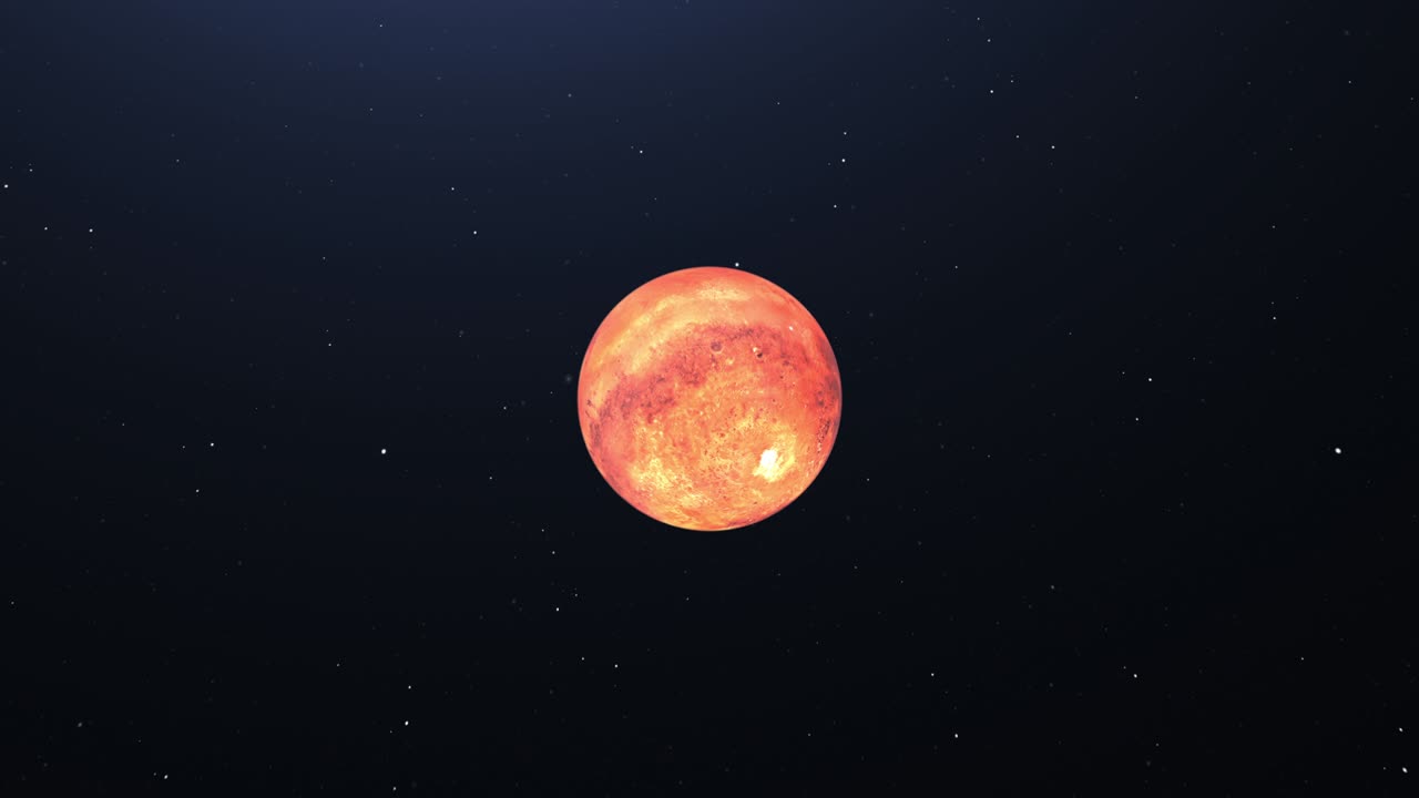 4k планета марс высокого качества - планета марс на орбите с звездами на заднем плане высокого качества 4k - марс на черном фоне, марс приближается от нижнего полярного круга - марс красная планета