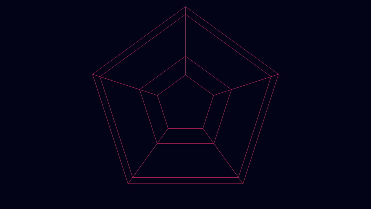 симметричная розовая геометрическая форма, состоящая из треугольников