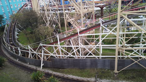 BLACKPOOL-PLEASURE-BEACH,View-from-the-big-blue-hotel