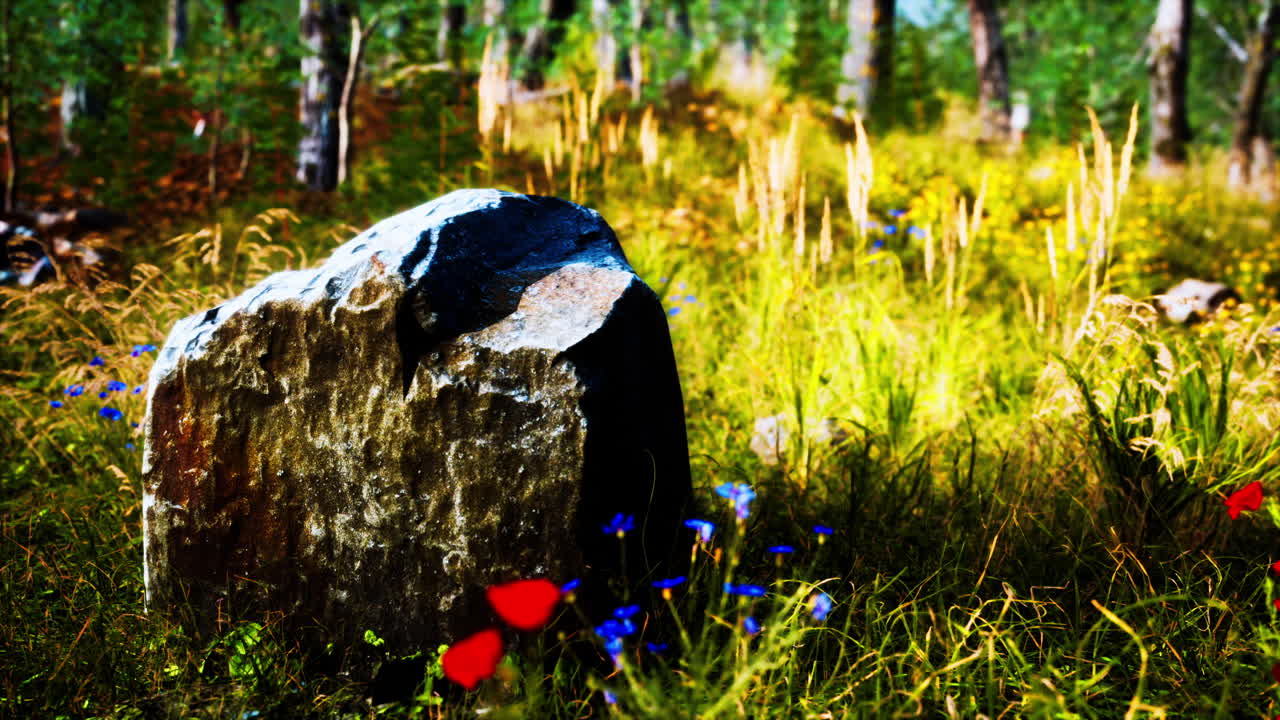 잔디 ⁇ 과 숲 나무