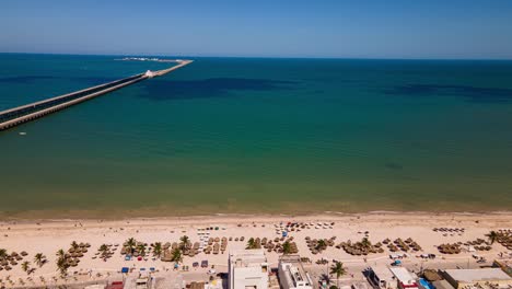 Hyperlapse-in-Progreso,-Yucatán,-México